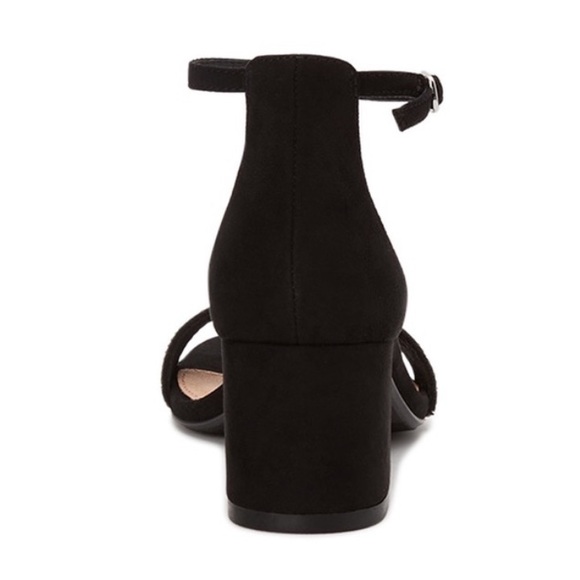 NWT! Madden NYC Women's Illie City Black Ankle Strap Block Heel Sandals 9.5 - Picture 4 of 13